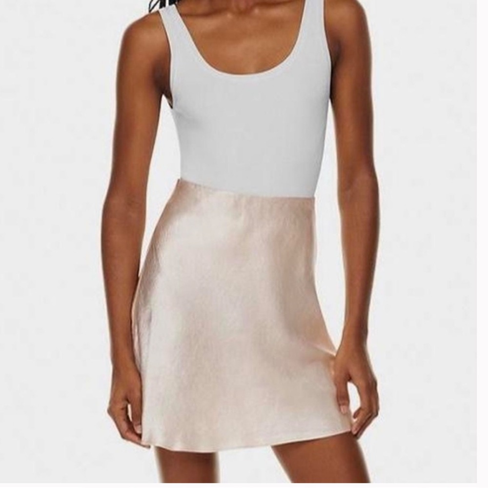 BABATON Champagne Slip Skirt
